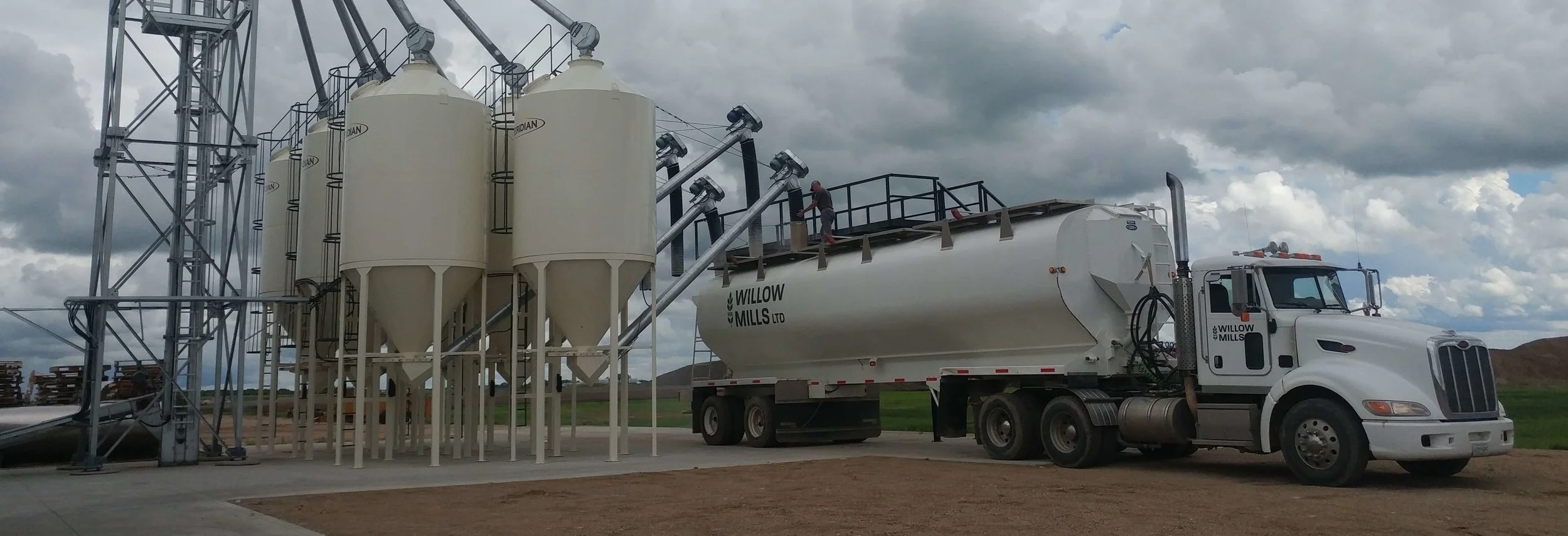 Custom-formulated livestock feed at Willow Mills